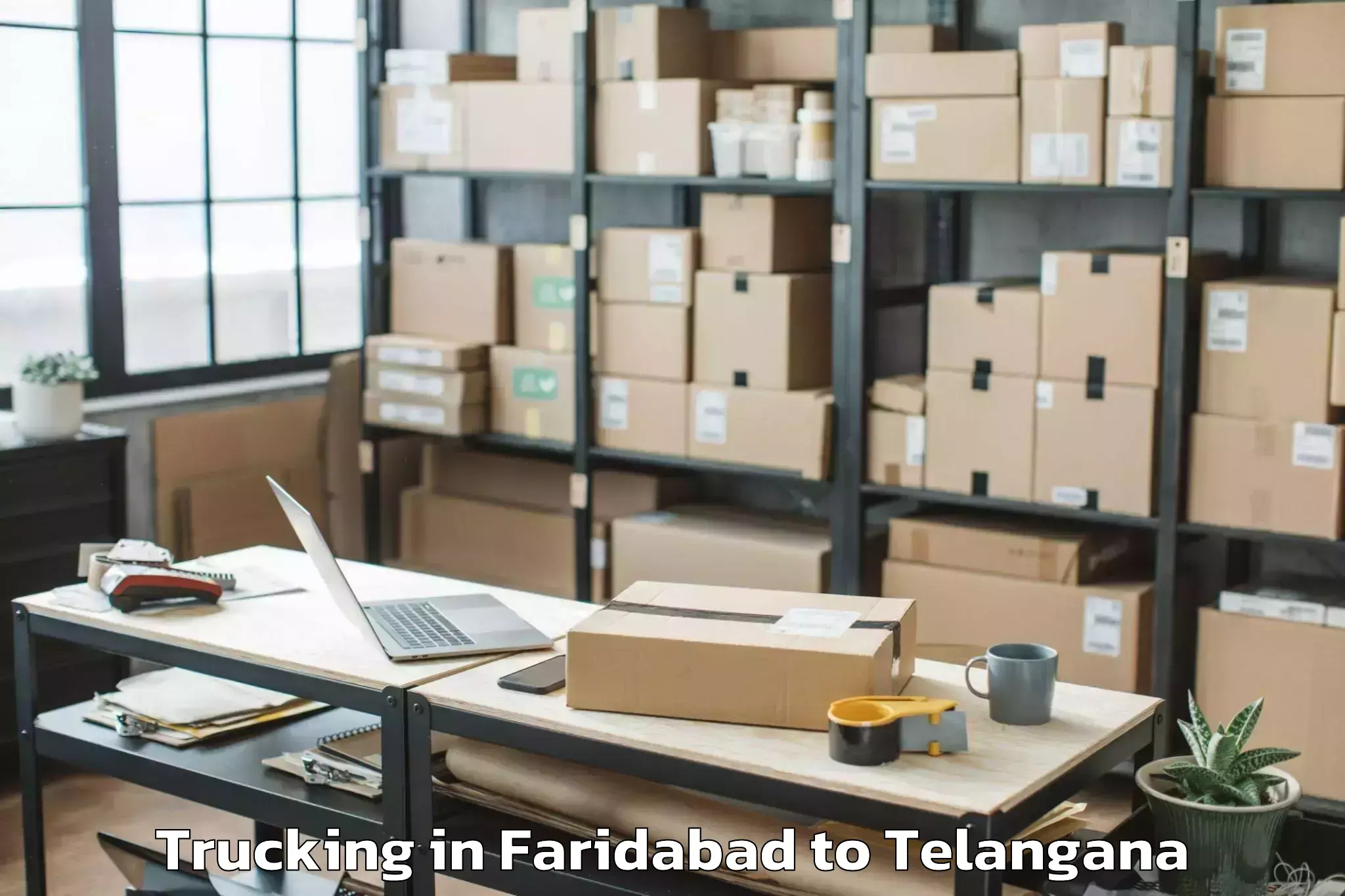 Book Faridabad to Hyderabad Trucking Online